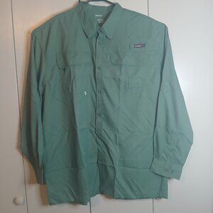 Swiss+Alps Men's XXL/EEG Green Long Sleeve Shirt (0772G4)